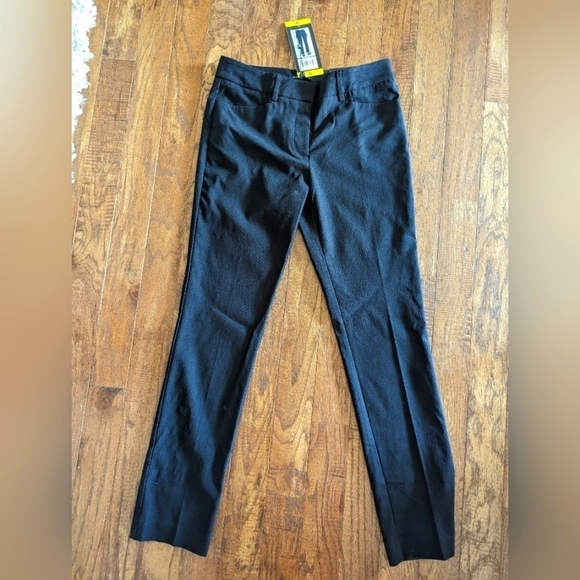 Black pants Mario Serrani Italy stretch-slim fit tummy control Sz 6 - Picture 5 of 10